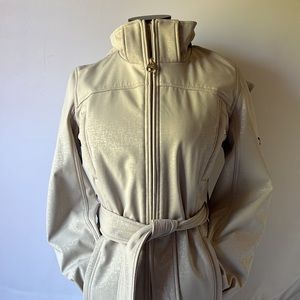 Calvin Klein Water Resistant Coat Flex Embossed XS New Jacket